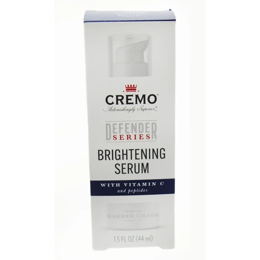 2 Pack Cremo Defender Series Brightening Serum Vitamin C Peptides For Men 1.5oz